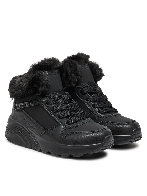 Skechers Botki Uno Lite - Comfurt Collar 310396L/BBK Czarny