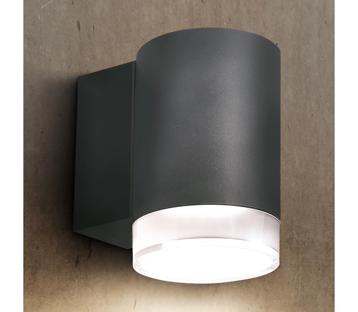 Brilagi - Kinkiet zewnętrzny MATERA 1xGU10/30W/230V antracyt IP54