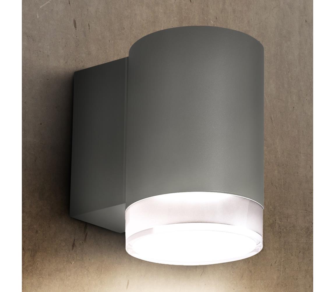Brilagi - Kinkiet zewnętrzny MATERA 1xGU10/30W/230V szary IP54