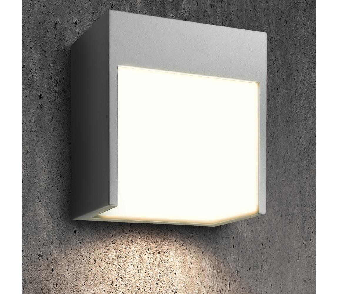 Brilagi - LED Kinkiet zewnętrzny TERNI LED/12W/230V szary IP44