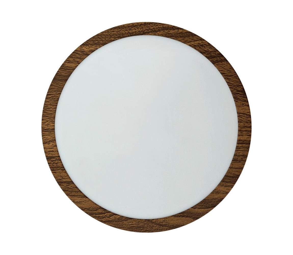 LED Plafon RING LED/18W/230V 4200K śr. 21 cm brązowy