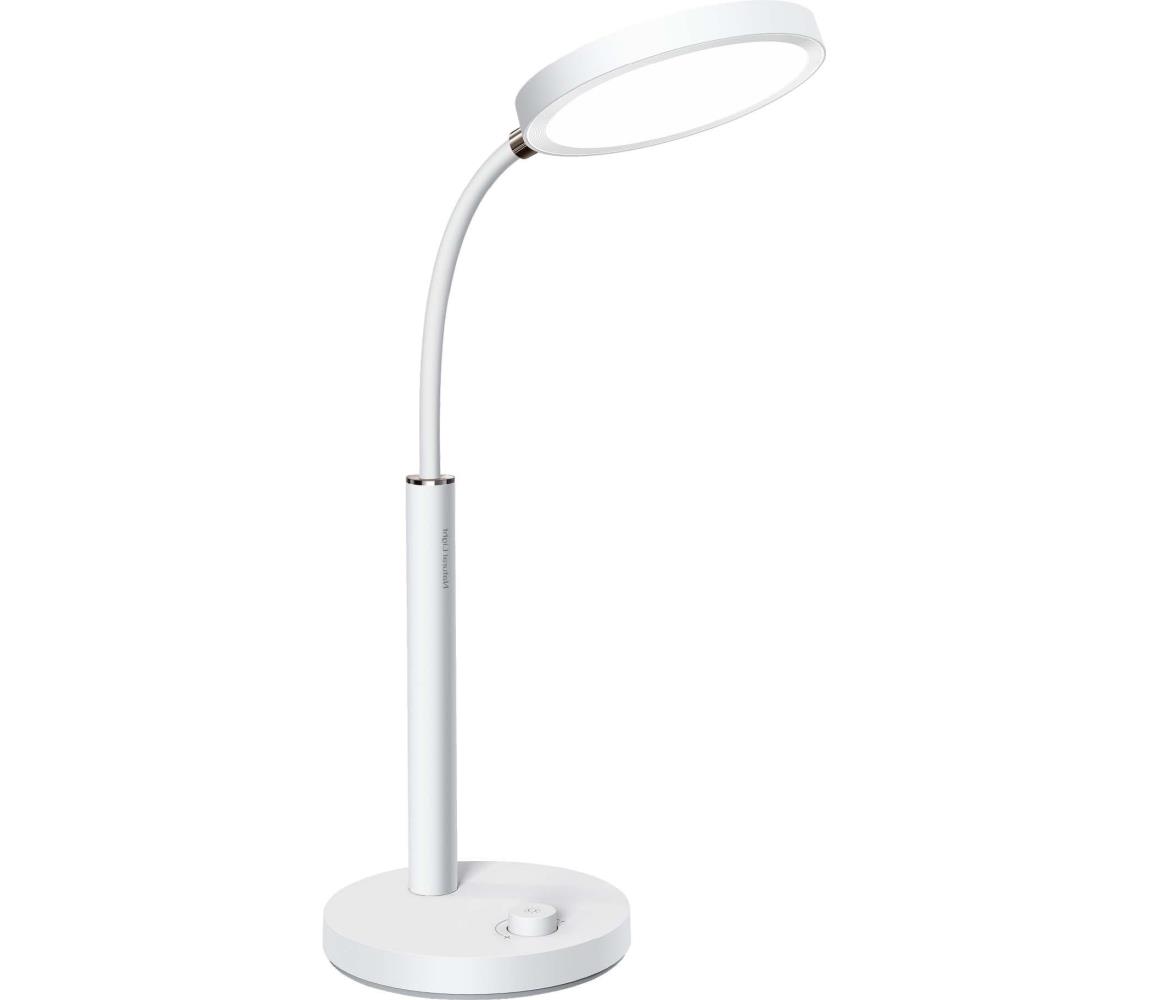 LED Lampa stołowa ściemnialna LED/5W/5V 4000 mAh 3700/4200K biały