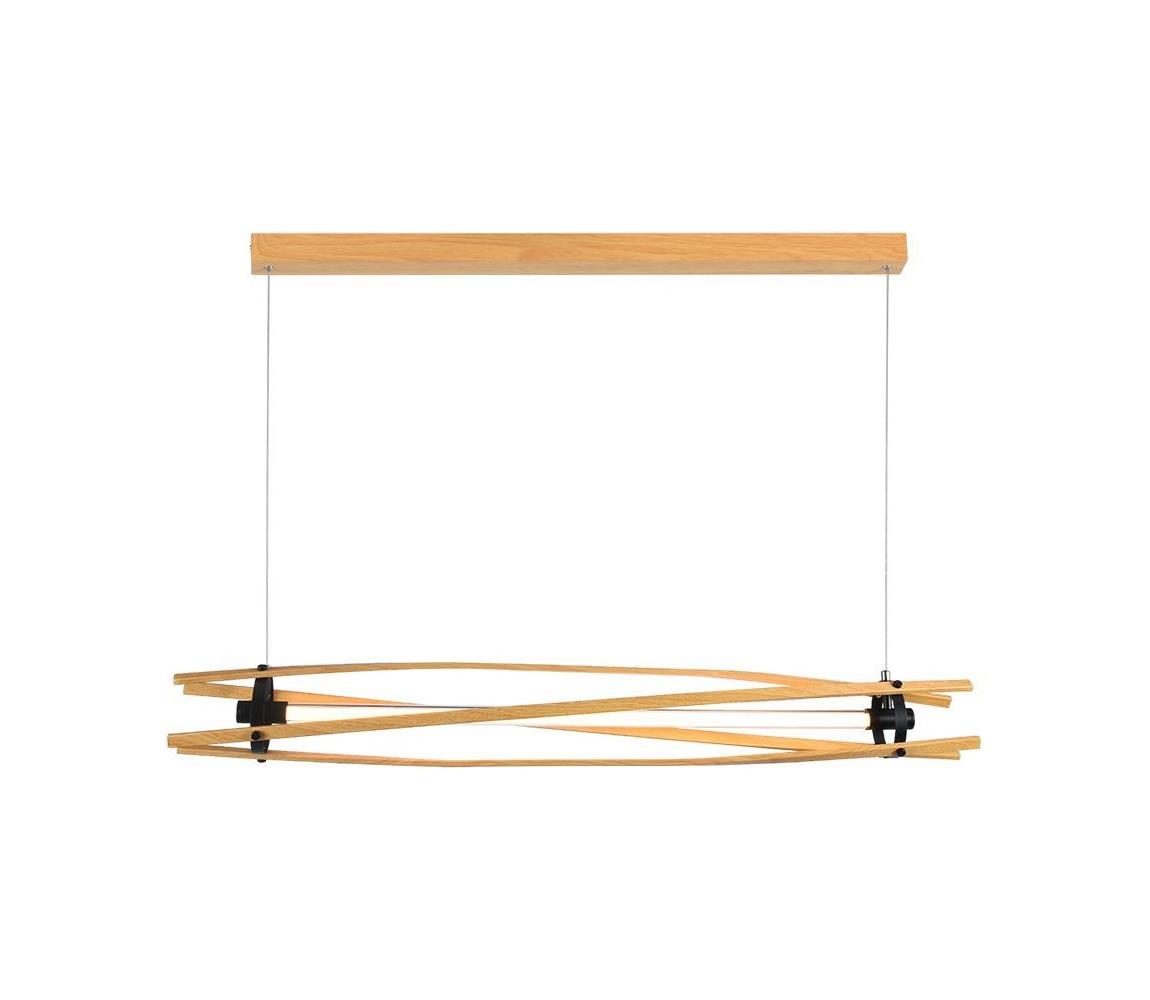 LED Żyrandol na lince LED/15W/230V 3000K brązowy