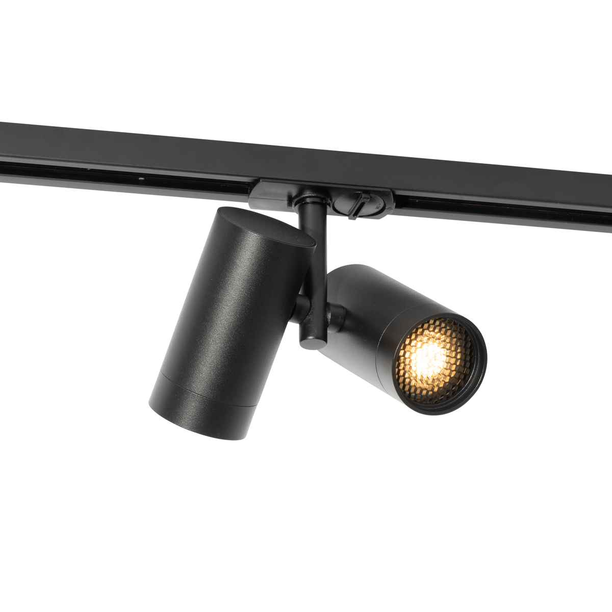 QAZQA Nowoczesny reflektor szynowy 1-fazowy czarny 2 - Jeana