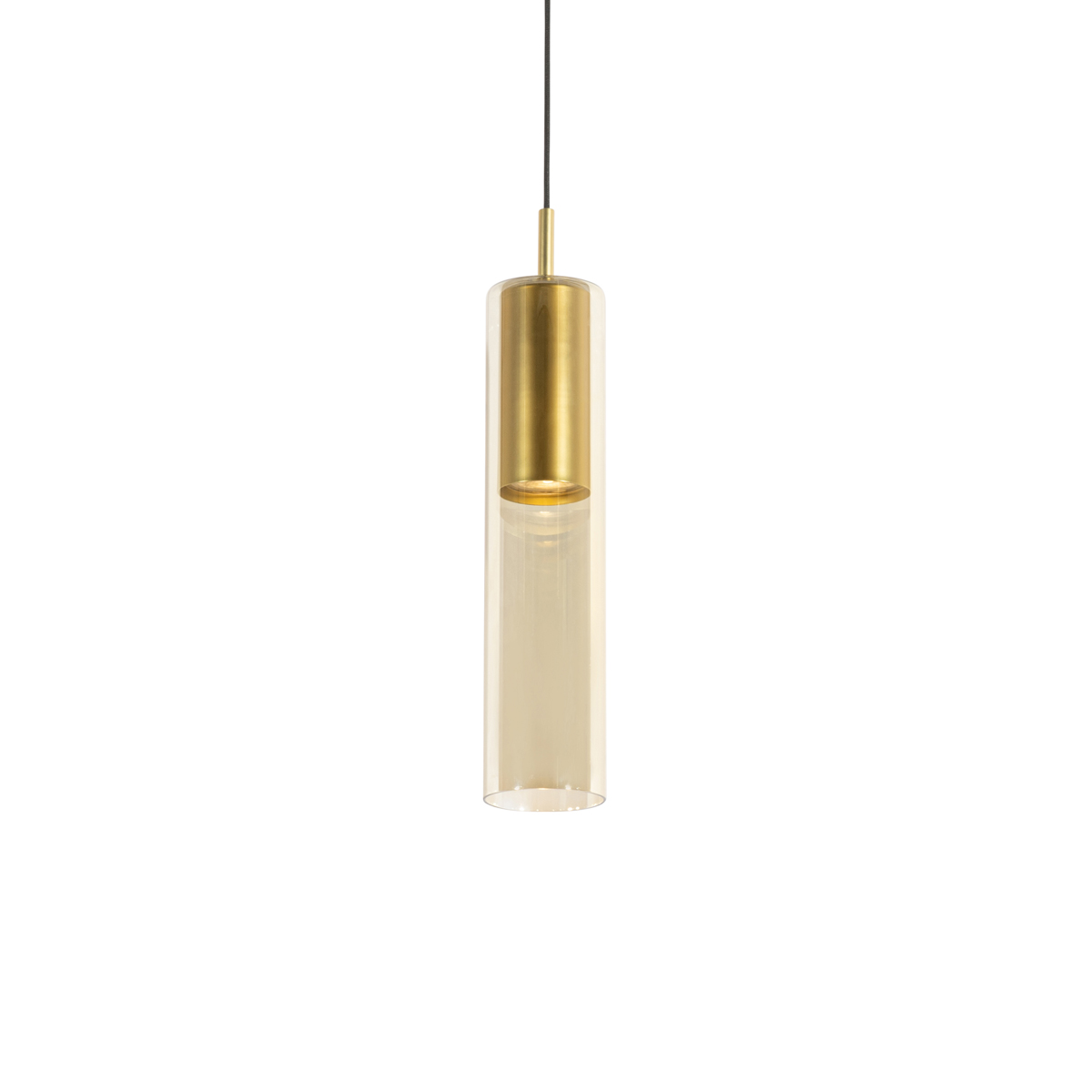 QAZQA Nowoczesna złota lampa wisząca do systemu szynowego jednofazowego - Iconic Lloyd