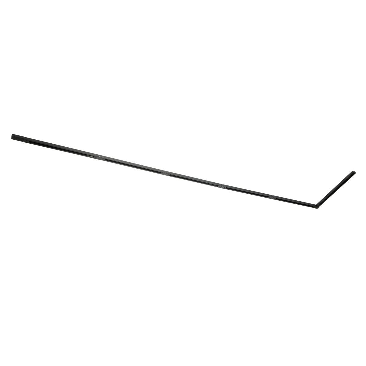 QAZQA Nowoczesny system oświetlenia szynowego czarny 1-fazowy 300cm - Iconic