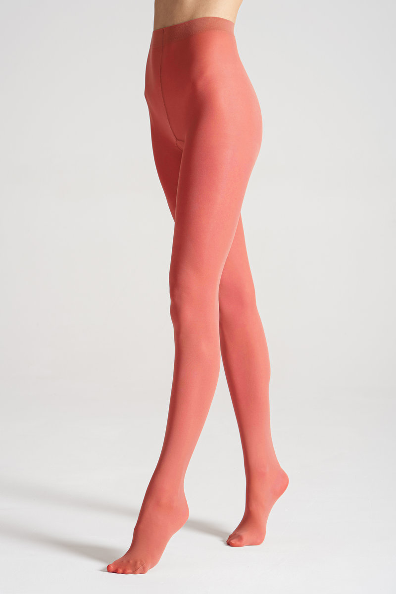 SATIN 40 Rajstopy papaya 2 Veneziana