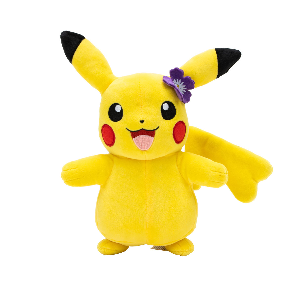 Pikachu (Female) with Purple Flower in Ear Accy