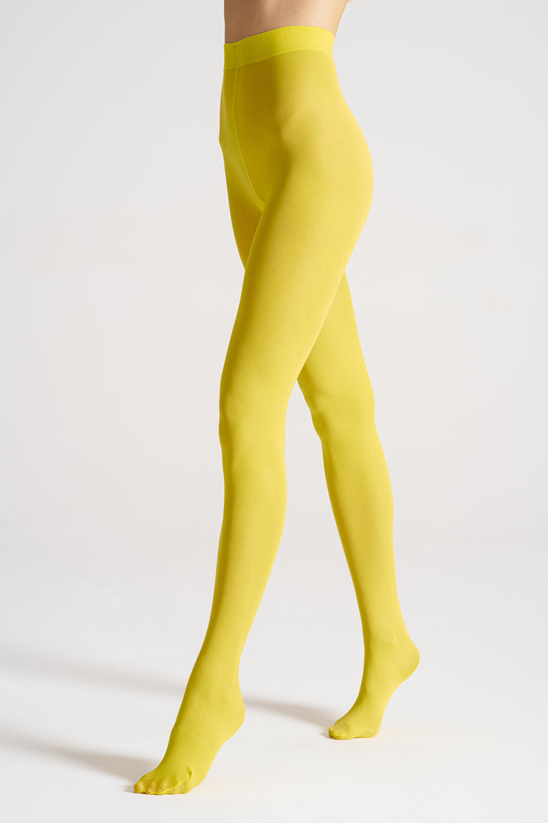 SATIN 40 Rajstopy Veneziana giallo 4