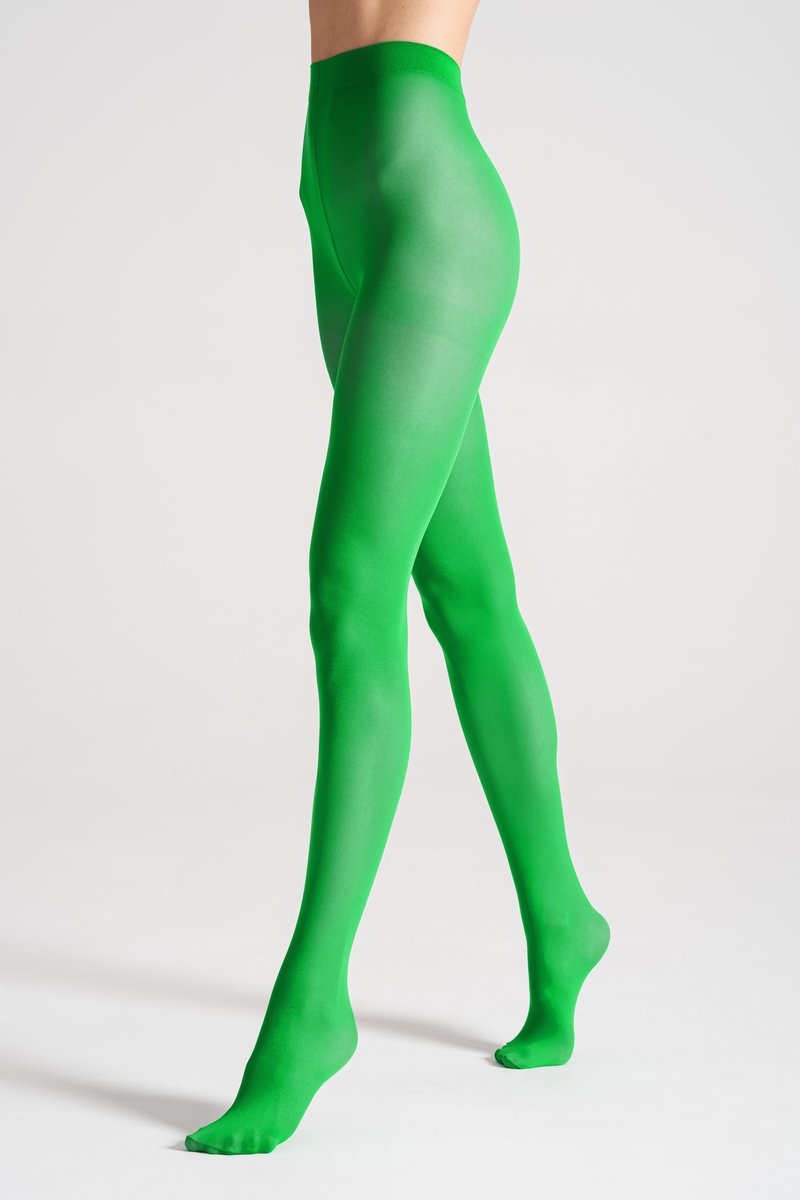 SATIN 40 Rajstopy Veneziana electric green 5 XL