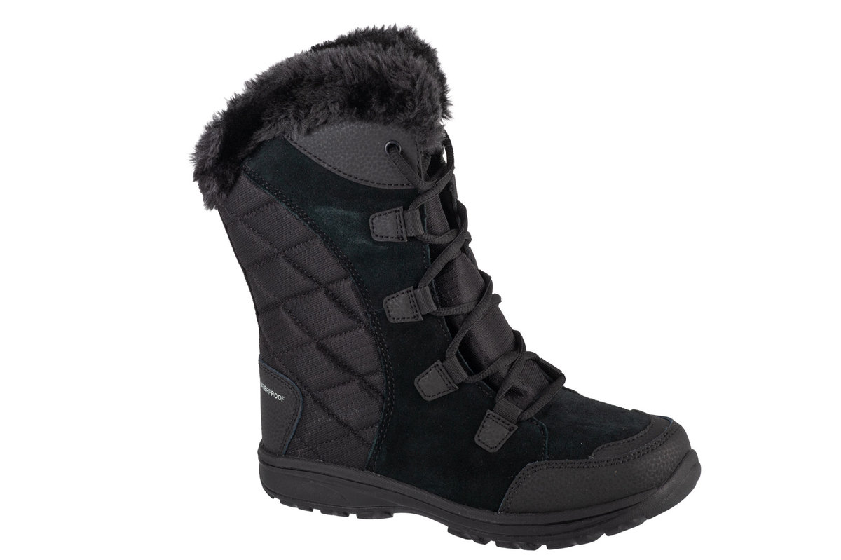 Columbia Ice Maiden II 1554171014, Damskie, śniegowce, Czarne