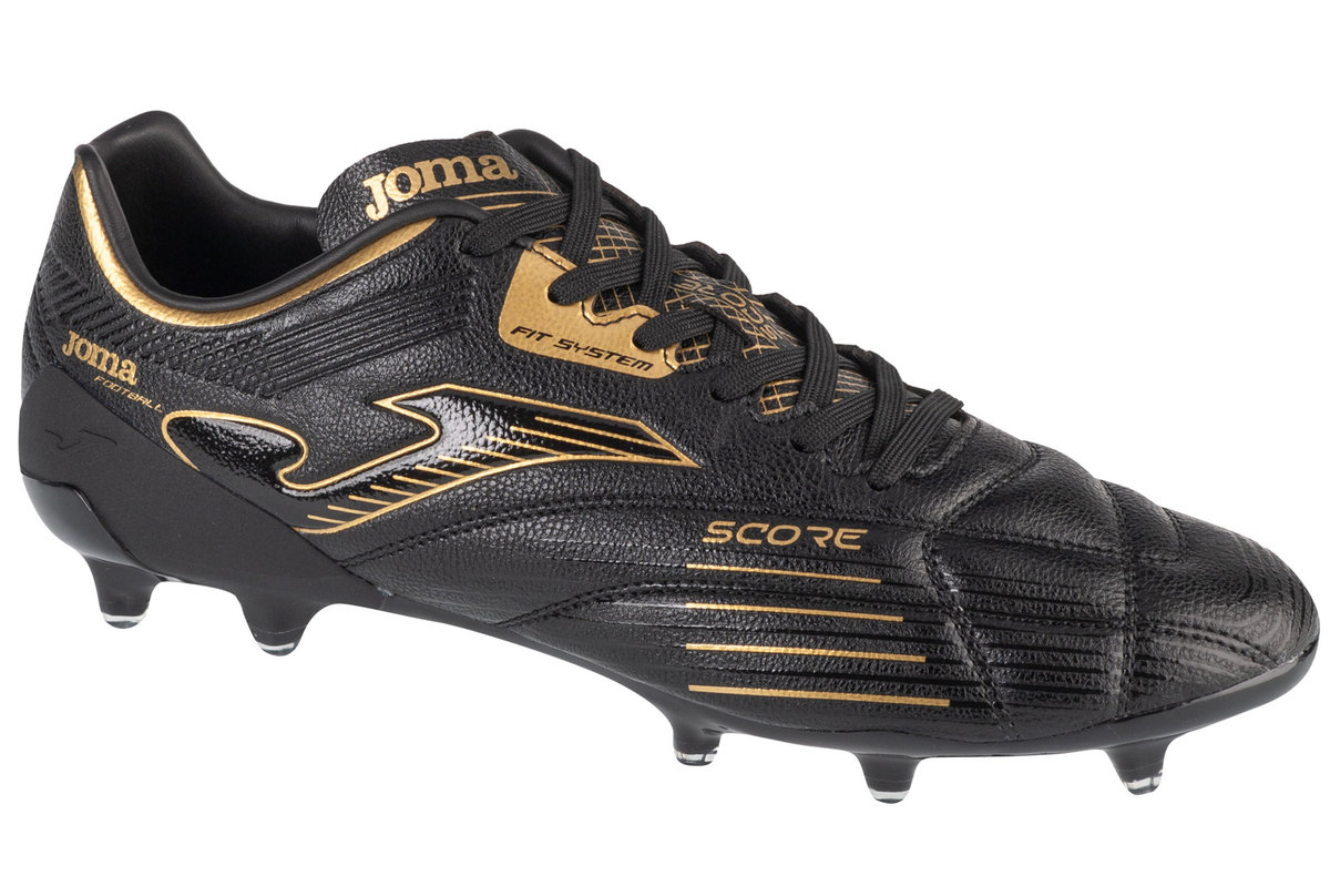 Joma Score 2401 FG SCOW2401FG, Męskie, buty piłkarskie - korki, Czarne