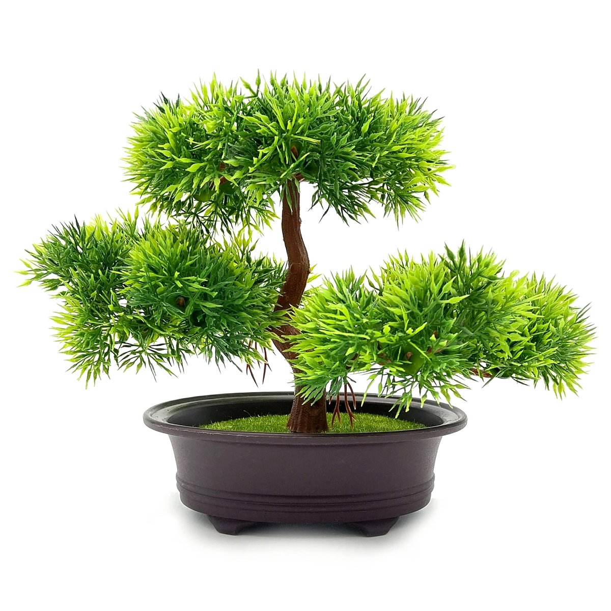 Drzewko bonsai w doniczce sztuczna roślina dekoracyjna drzewo ozdobne 25 cm