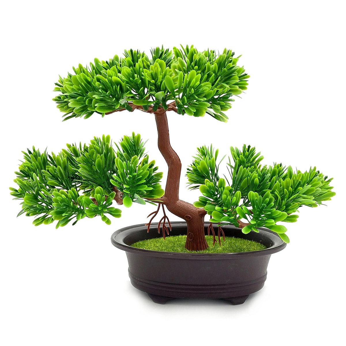 Bonsai w doniczce sztuczna roślina dekoracyjna drzewko ozdobne 25 cm