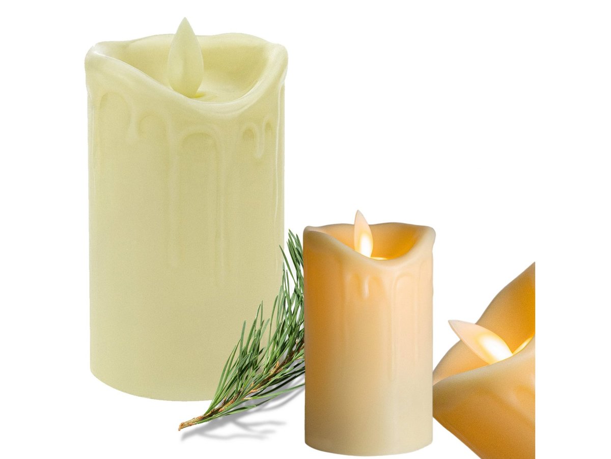 Świeczka Świeca Baterie Led Lampka Efekt Płomienia Znicz Znicza Wkład