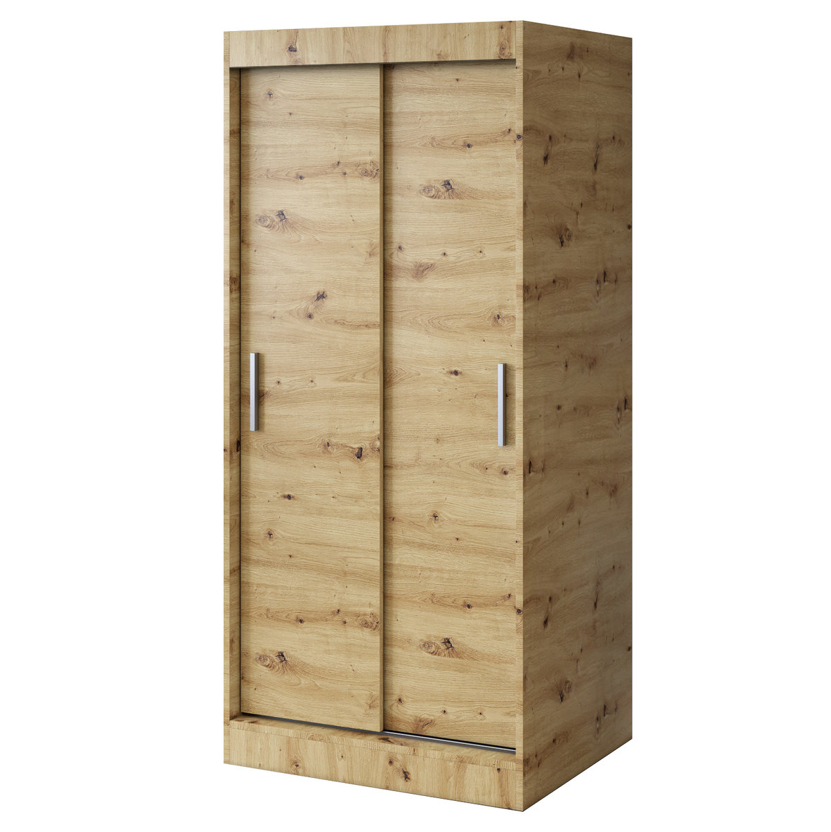 Szafa przesuwna 90x200 Gold , Dąb Artisan