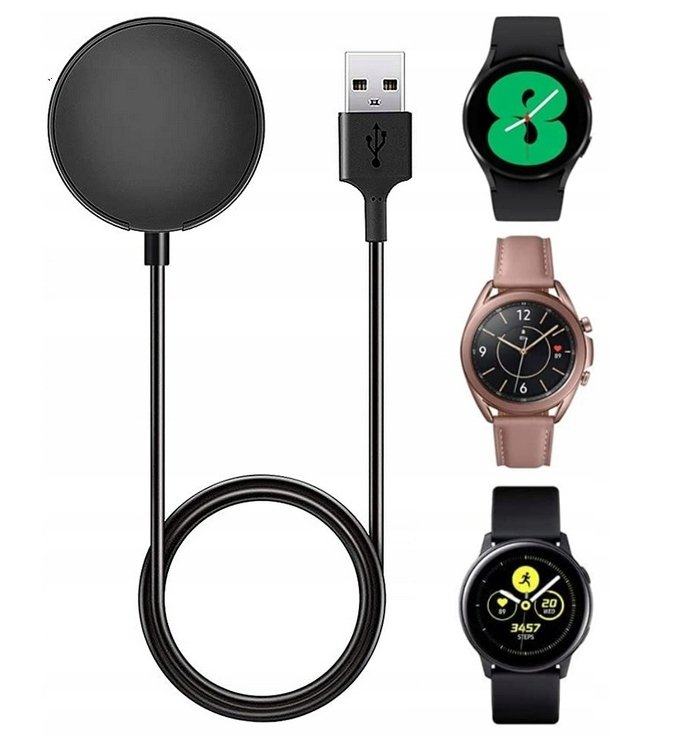 Ładowarka Do Samsung Galaxy Watch 3/4/5/6 40/42/44/45/46/47Mm Active 1/2