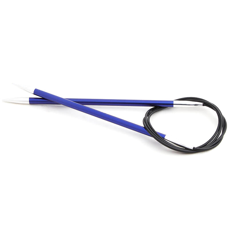druty metalowe na żyłce 22,5cm 4,50 KNITPRO ZING