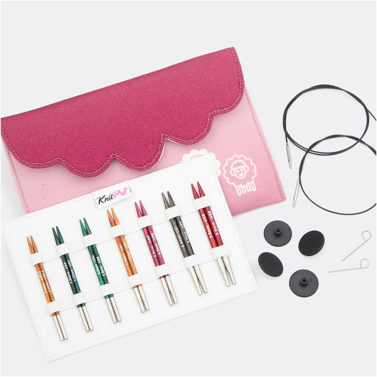 zestaw drutów wymiennych MIDI 10cm DREAMZ KNITPRO