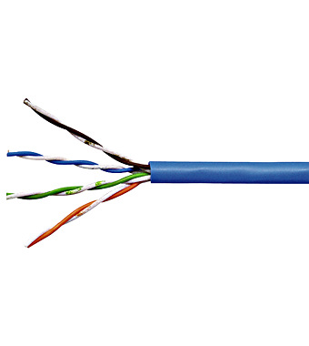 U/UTP kat.5E 4X2XAWG24 PVC kabel niebieski (305mb)