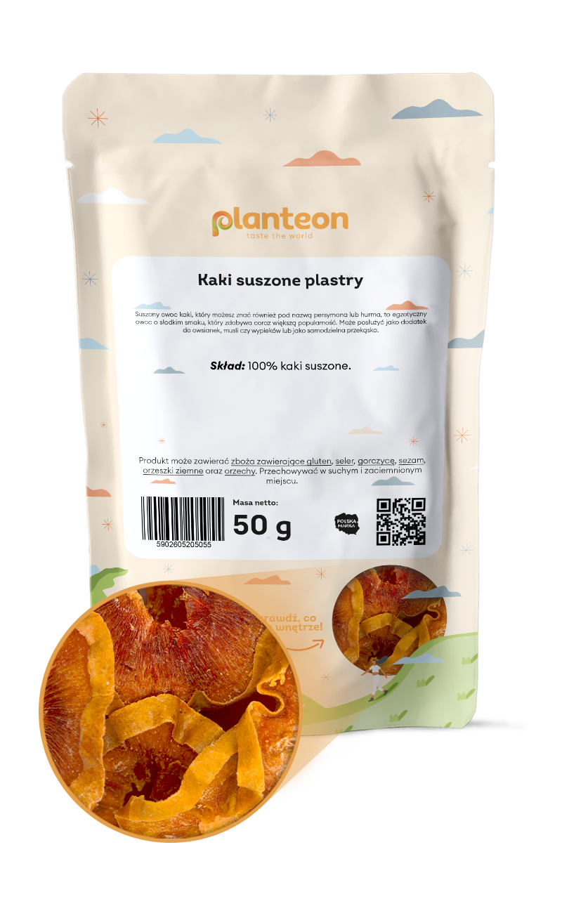Kaki suszone plastry 50g