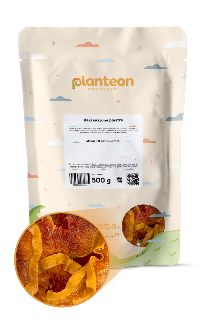 Kaki suszone plastry 500g