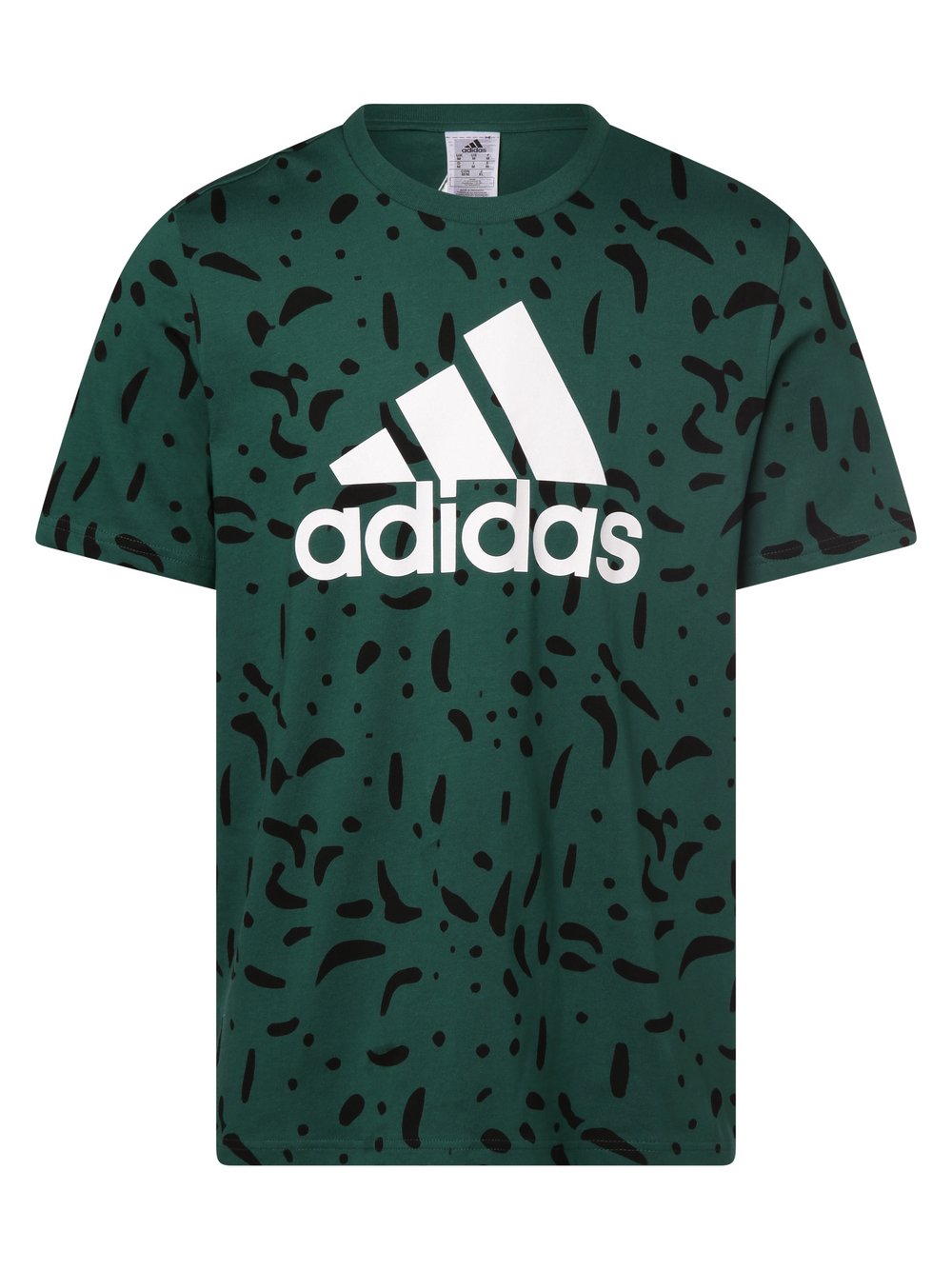 adidas Originals T-shirt męski Mężczyźni Bawełna zielony nadruk, S
