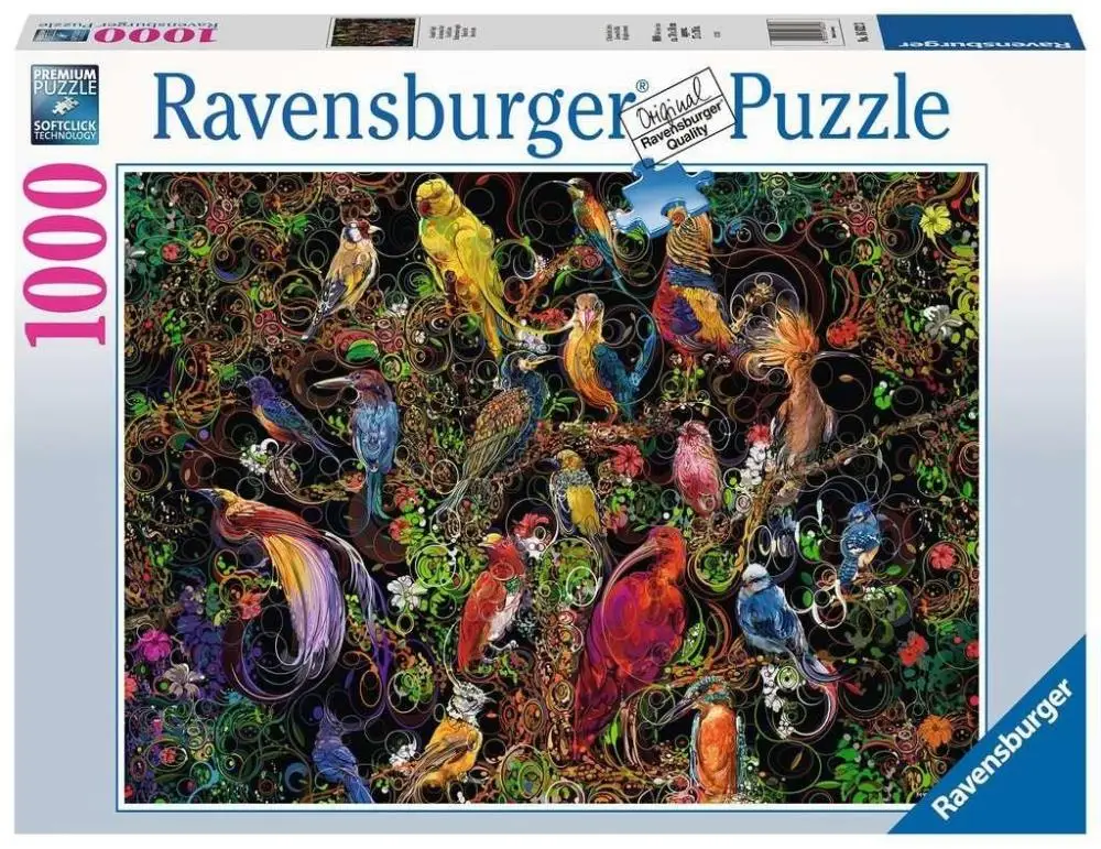 Puzzle 1000 Sztuka ptaków - Ravensburger