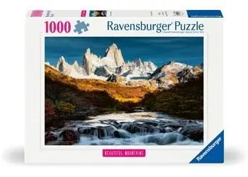 Puzzle 1000 Góry Tęczowe - Ravensburger