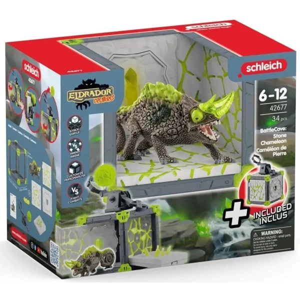 Jaskinia bitewna Kamienny kameleon Eldrador - SCHLEICH