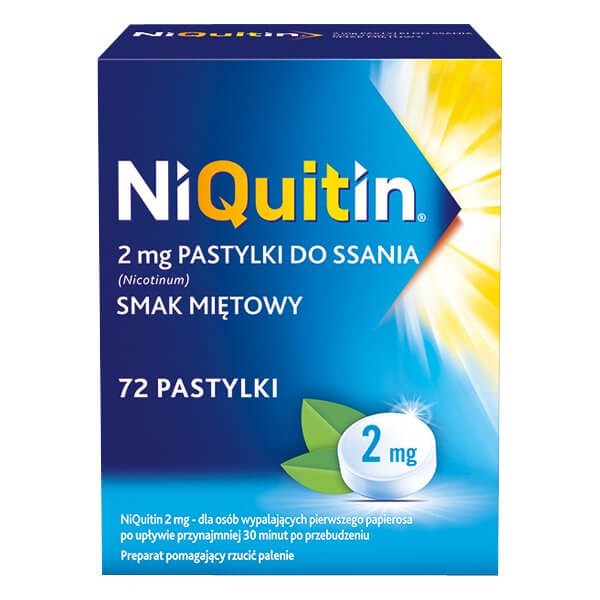 NiQuitin 2mg - pastylki do ssania
