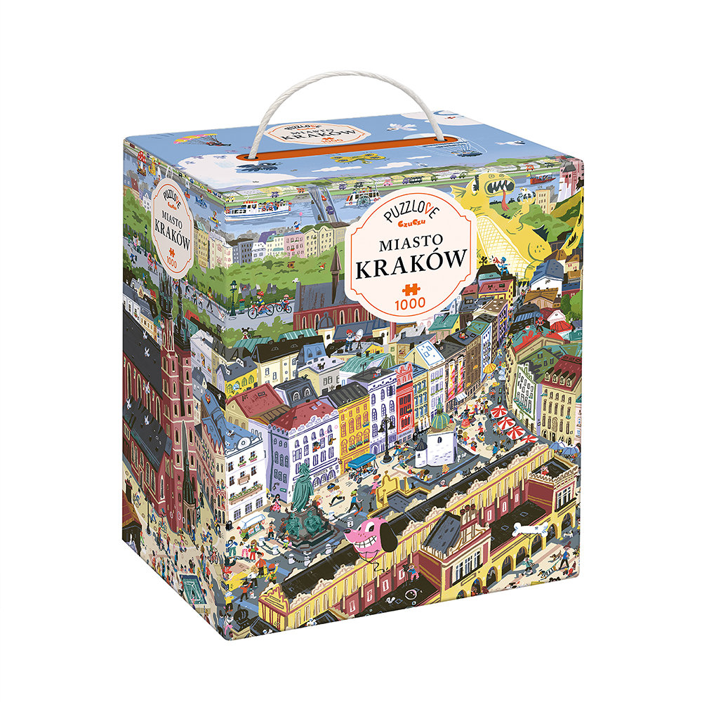 Puzzlove Czuczu Miasto Kraków 1000 El