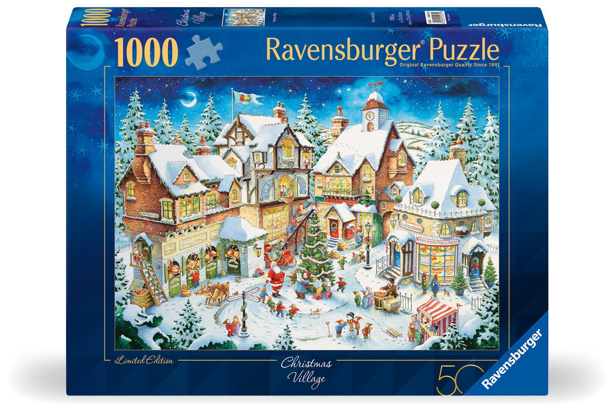 Puzzle 2D, Białe Święta 50Te Urodziny 1000 Elementów