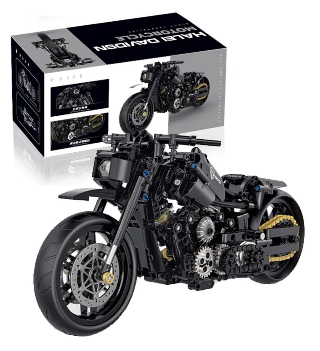 klocki motocykl 586-elem 33cm chopper