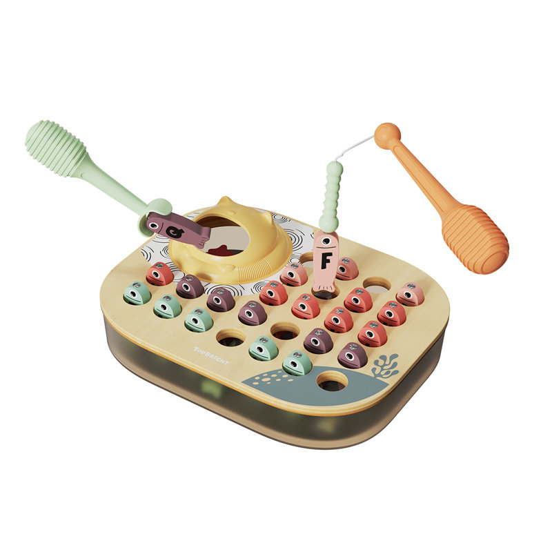 Magnetyczna gra zręcznościowa Łowimy Rybki ABC