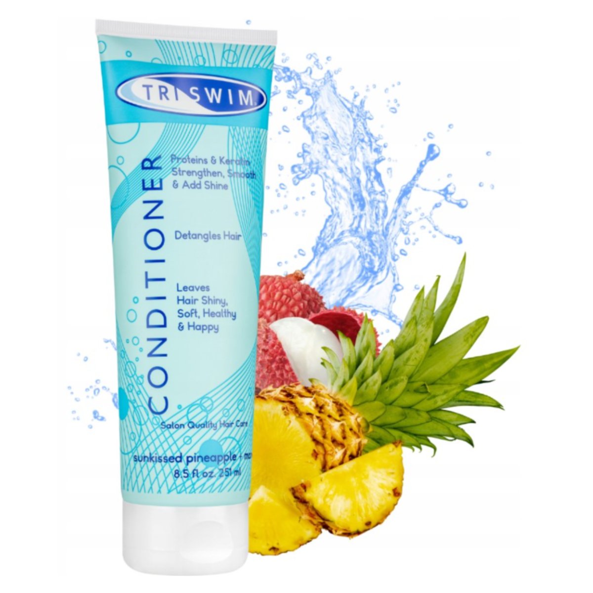 TRISWIM odżywka do włosów po basenie / usuwa chlor ZAPACH ANANAS MANGO
