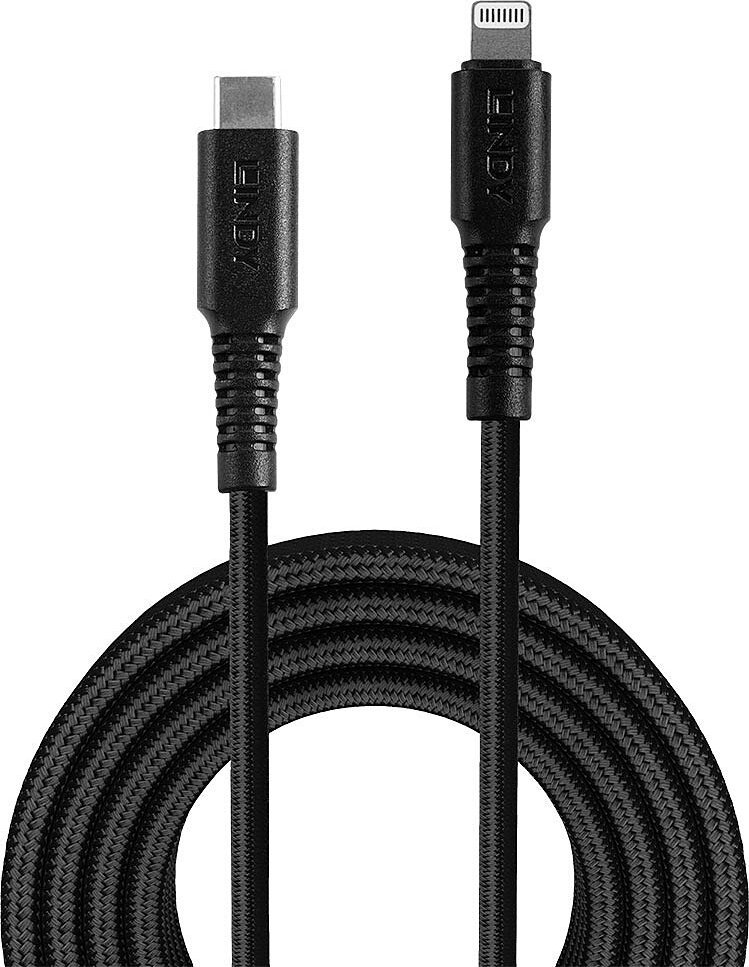 Kabel USB Lindy USB-C - Lightning 3 m Czarny (31288)