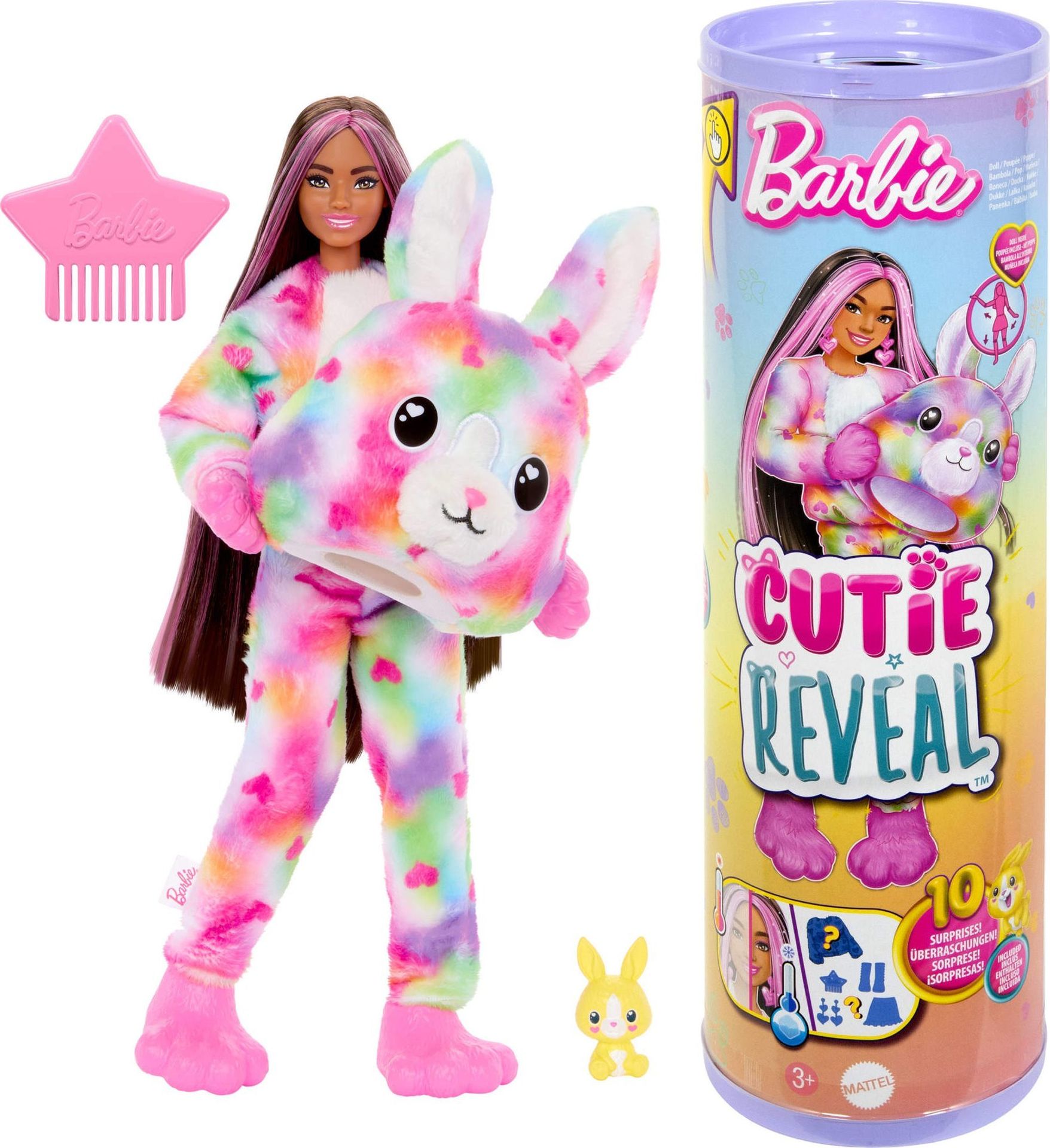 Figurka Mattel Mattel Barbie Cutie Reveal Color Dream Series - Bunny, toy figure