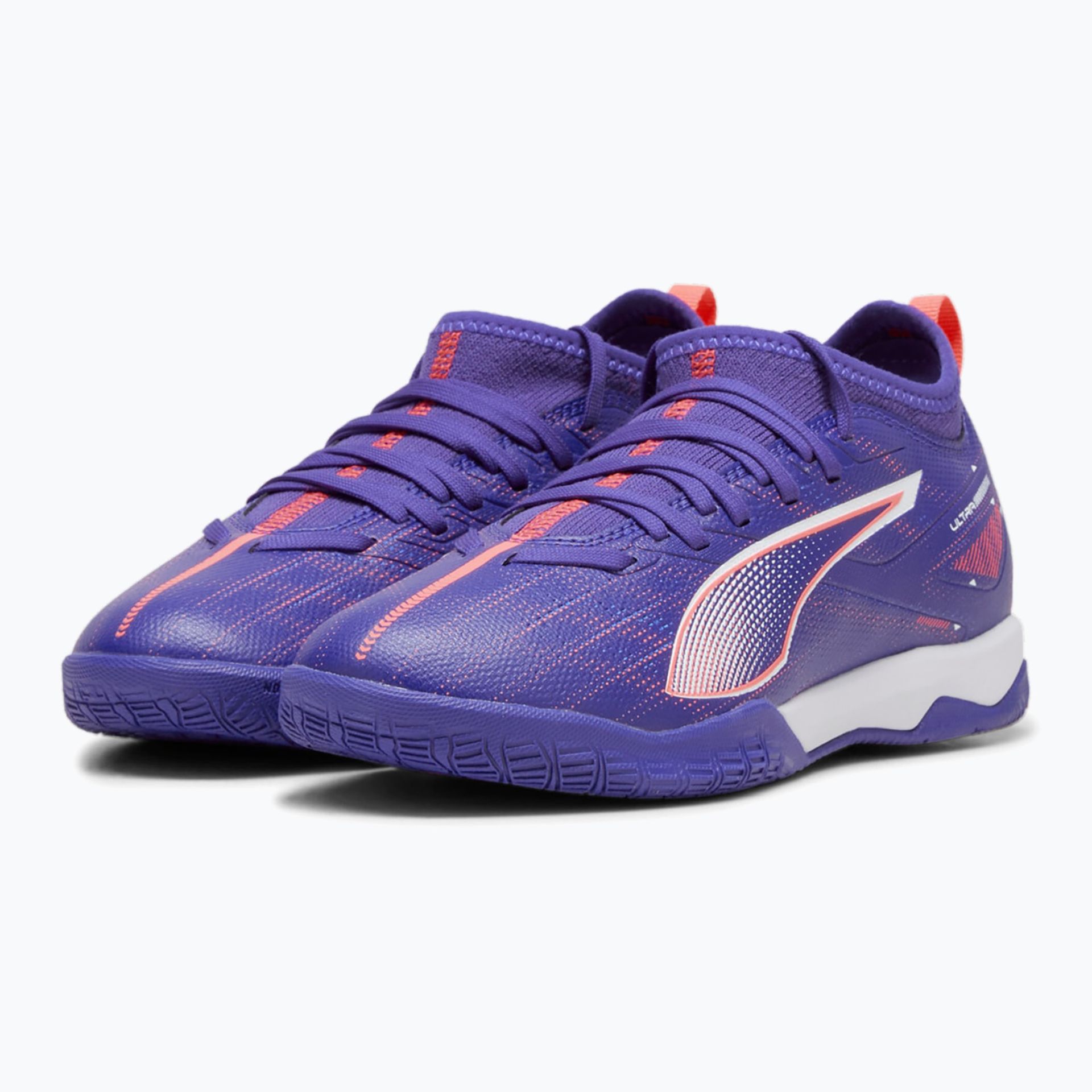 Buty piłkarskie dziecięce PUMA Ultra 5 Match It + Mid Jr lapis lazuli/puma white/sunset glow WYSYŁKA W 24H 30 DNI NA ZWROT