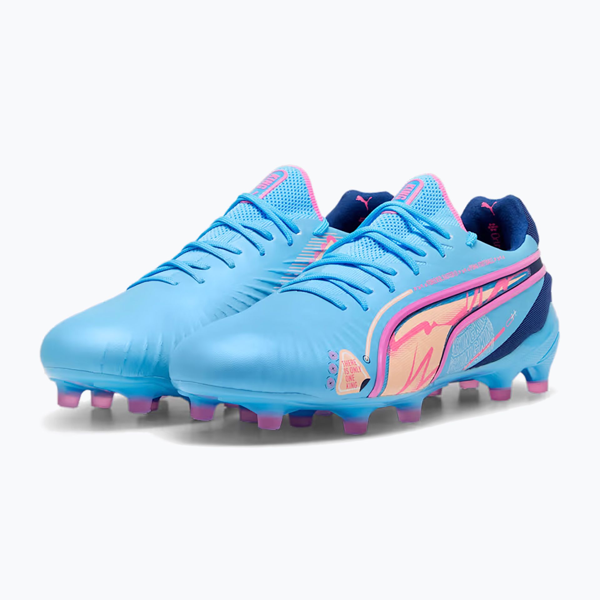 Buty piłkarskie PUMA King Ultimate Vol. Up FG/AG luminous blue WYSYŁKA W 24H 30 DNI NA ZWROT