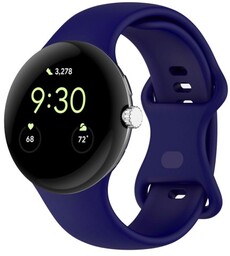 Bizon Silikonowy pasek Strap Watch Silicone do Google Pixel Watch 3 (45mm), szafirowy