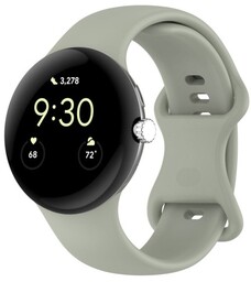 Bizon Silikonowy pasek Strap Watch Silicone do Google Pixel Watch 3 (45mm), khaki