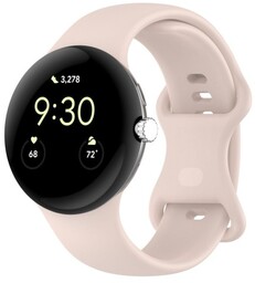 Bizon Silikonowy pasek Strap Watch Silicone do Google Pixel Watch 3 (45mm), jasnoróżowy