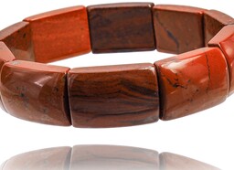 Jaspis Czerwony Wyjątkowa Bransoletka Naturalna