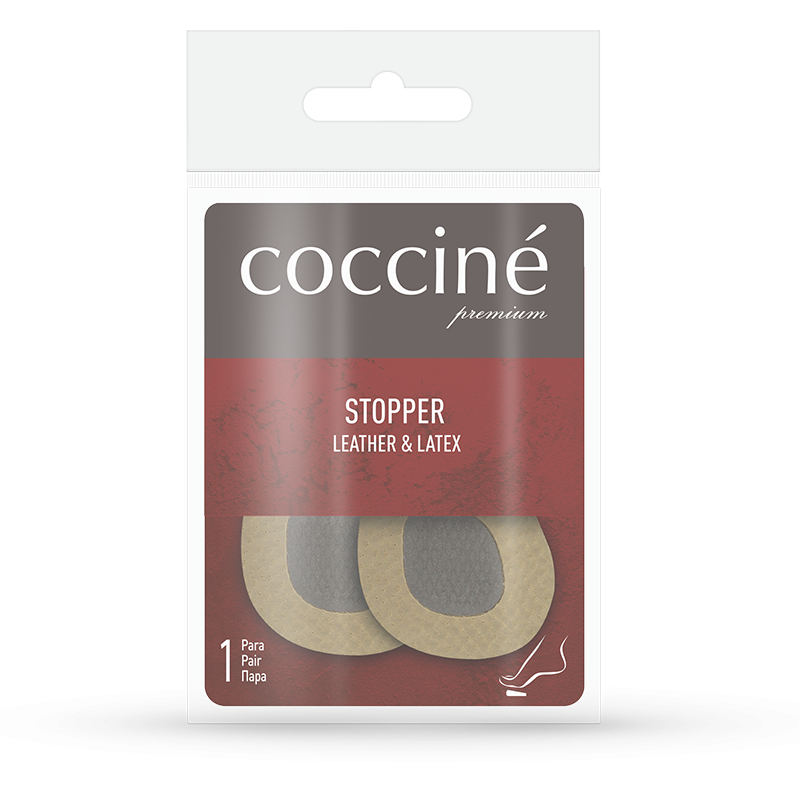 Hamulec stopy lateks i skóra naturalna - COCCINE STOPPER LATEX&LEATHER