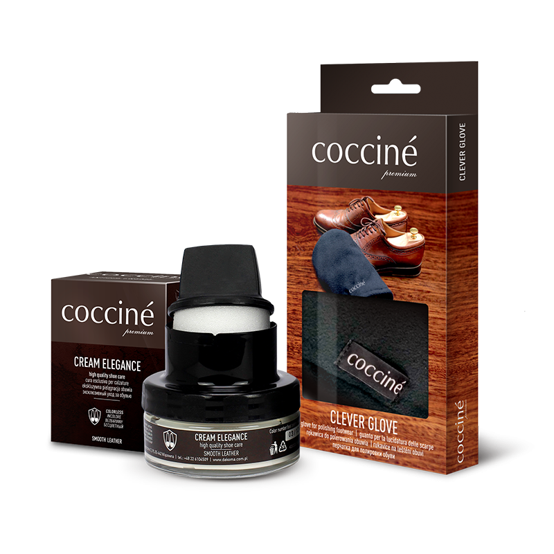 Zestaw MINI do nabłyszczania skóry licowej COCCINE