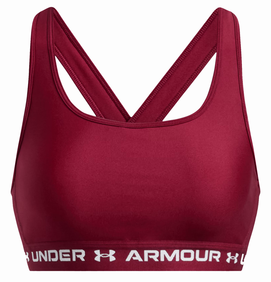 Biustonosz sportowy Under Armour bordowy Armour® Mid Crossback