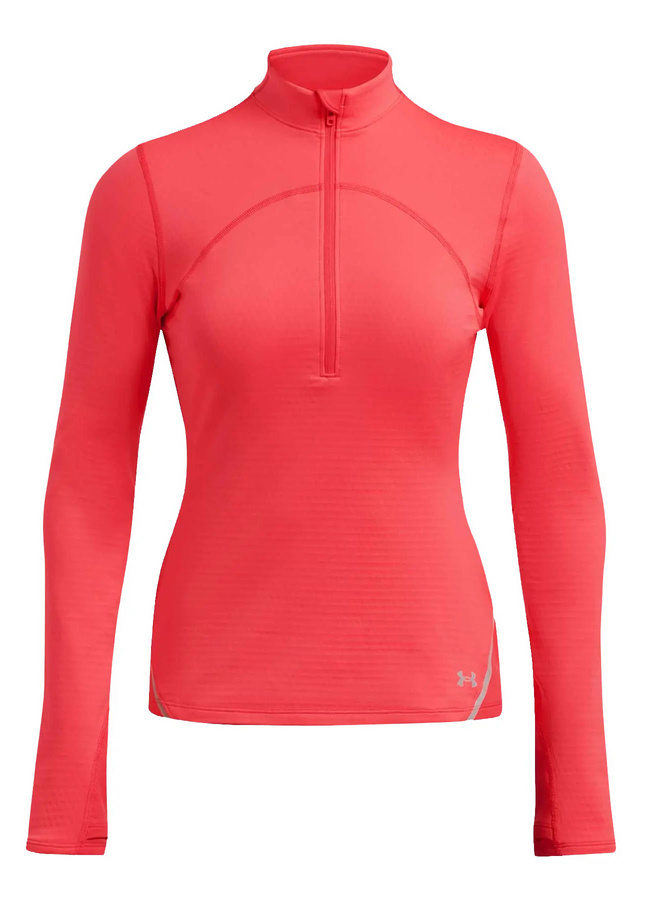 Damska koszulka UNDER ARMOUR Vanish CW 1/2 Zip różowa