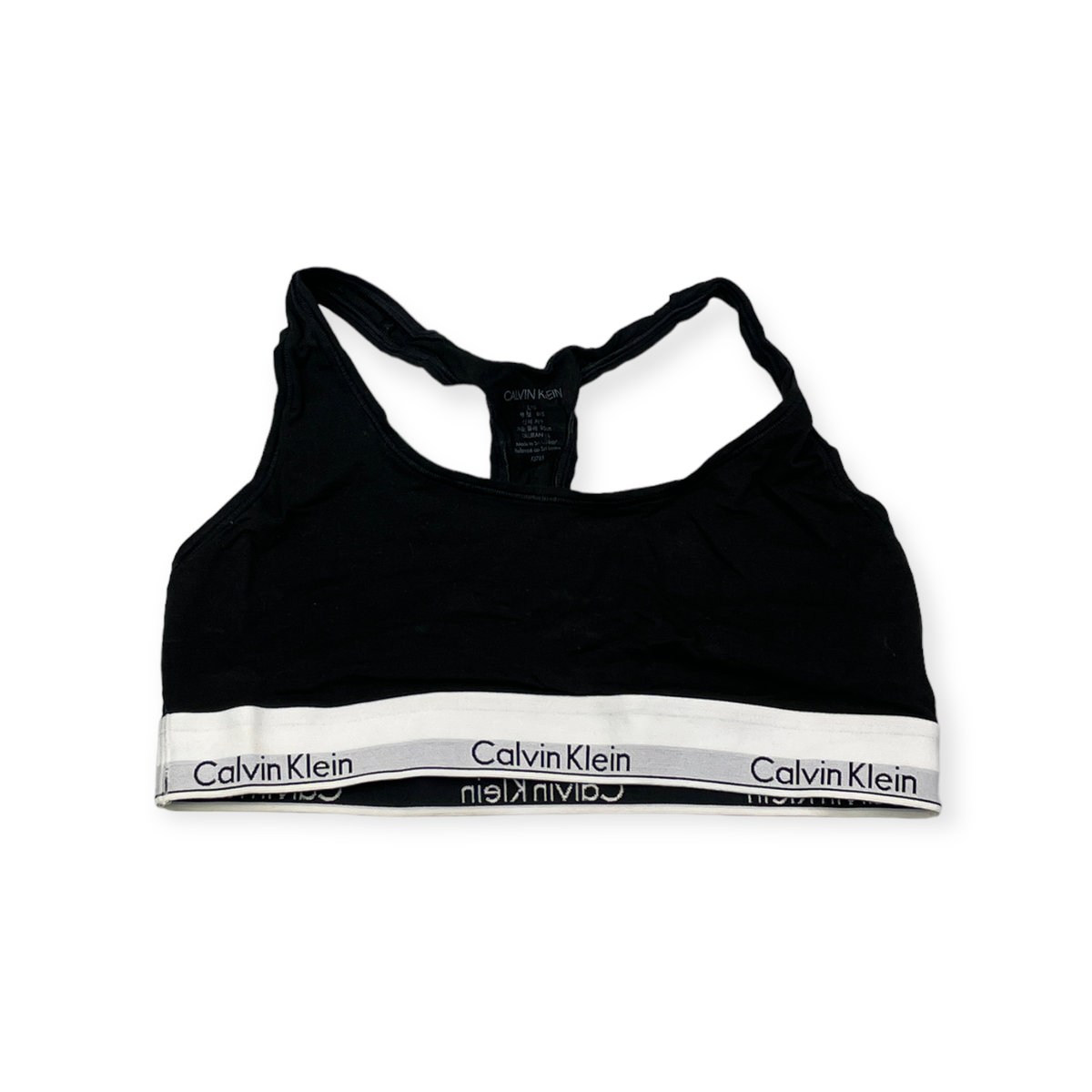 Stanik sportowy dziewczęcy top Calvin Klein L