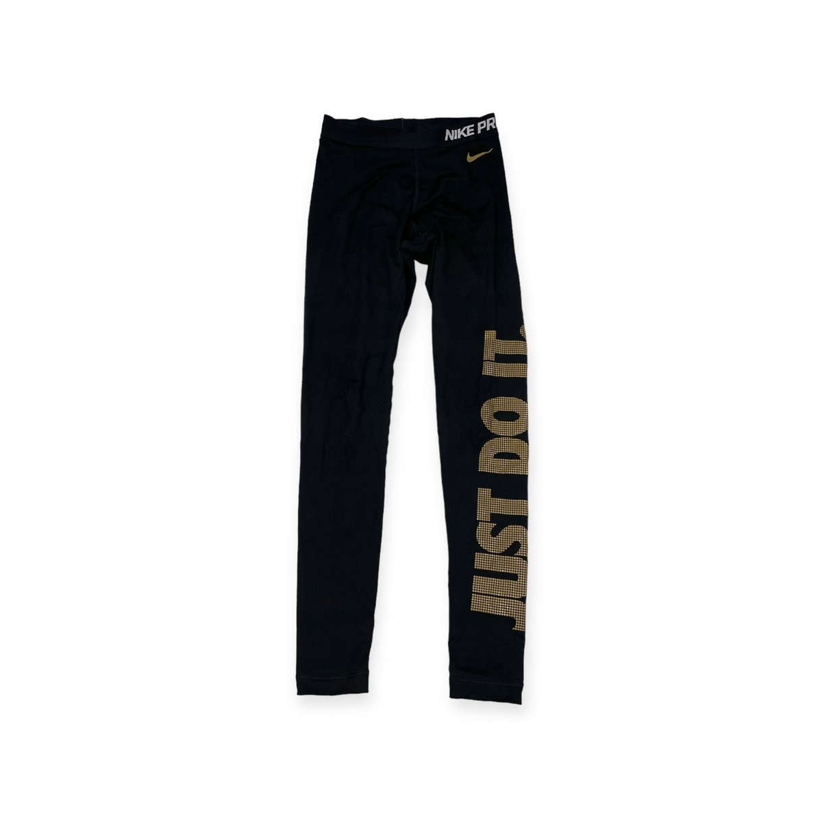 Leginsy getry sportowe damskie czarne Nike S